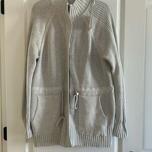NWT New LOFT Lou & Gray Gray Cardigan  Sweater Jacket XL